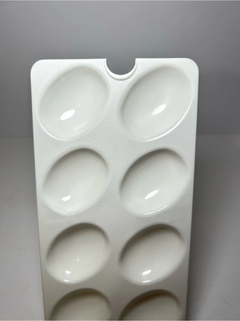 Tupperware 665-5 Deviled Egg Tray Keeper Inserts Holds 8 Eggs Replacement White
